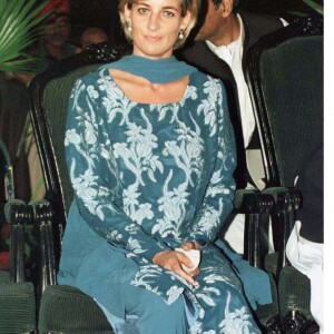 Diana au Pakistan en 1997.