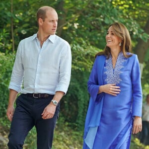 Le prince William, duc de Cambridge, et Catherine (Kate) Middleton, duchesse de Cambridge, visitent les collines de Margalla dans le cadre de leur visite officielle de cinq jours au Pakistan. Islamabad, le 15 octobre 2019.