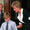 Diana et son fils William à Wimbledon en 1994.