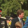 Le prince William et sa mère Diana à Londres en 1991.