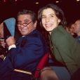  Gilbet Bécaud et sa fille Emily, sélection française de l'Eurovision 1999, le 3 mars 1999. 