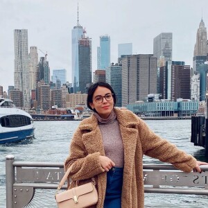 Agathe Auproux à Brooklyn Bridge, sur Instagram, le 6 octobre 2019