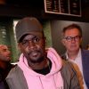 Black M - Inauguration du nouveau restaurant de fast food healthy de Kev Adams, le "Jak Healthy" au 24 rue de Rivoli dans le 4e arrondissement à Paris, le 15 octobre 2019. © Rachid Bellak/Bestimage