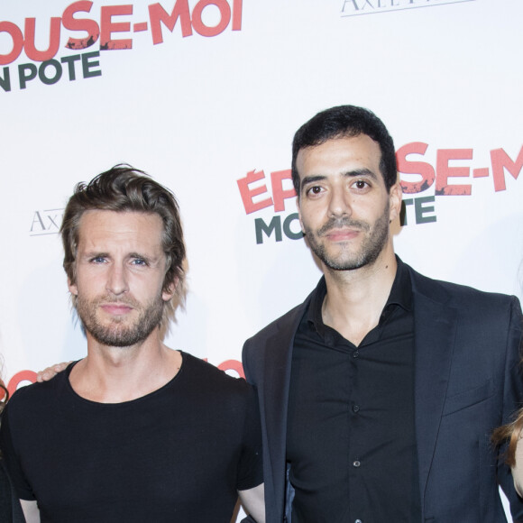 Charlotte Gabris, Philippe Lacheau, Tarek Boudali et Andy Rowski - Avant première du film "Epouse-moi mon Pote" à l'UGC de Bercy à Paris le 17 octobre 2017. © Pierre Perusseau/Bestimage