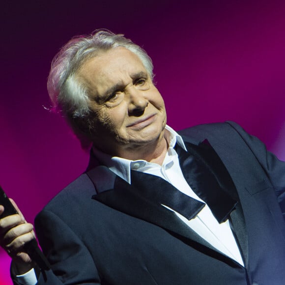 Exclusif - Michel Sardou lors de la dernière date de sa tournée "La dernière danse" à la Seine Musicale à Boulogne-Billancourt le 12 avril 2018. © Pierre Perusseau/Bestimage