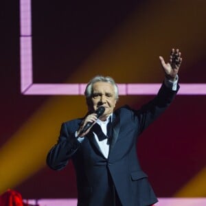 Exclusif - Michel Sardou lors de la dernière date de sa tournée "La dernière danse" à la Seine Musicale à Boulogne-Billancourt le 12 avril 2018. © Pierre Perusseau/Bestimage