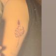 Miley Cyrus dévoile son nouveau tatouage fait avec Cody Simpson- 16 octobre 2019.