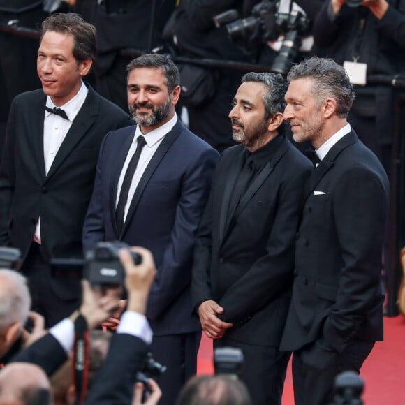 Reda Kateb, Olivier Nakache, Eric Toledano, Vincent Cassel - Montée des marches du film "Hors Normes" pour la clôture du 72ème Festival International du Film de Cannes. Le 25 mai 2019 © Jacovides-Moreau / Bestimage