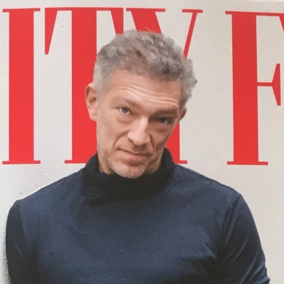 Vincent Cassel dans le magazine "Vanity Fair" du mois de novembre 2019.