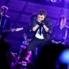 Exclusif - Greg Zlap - Premier concert de la tournee "Born Rocker Tour" de Johnny Hallyday au POPB de Bercy a Paris. Le 14 juin 2013.
