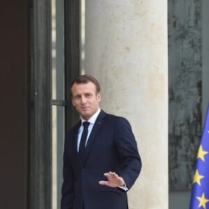 Emmanuel Macron au palais de l'Elysée à Paris. Le 14 octobre 2019 © Giancarlo Gorassini / Bestimage