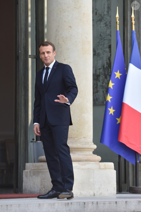 Emmanuel Macron au palais de l'Elysée à Paris. Le 14 octobre 2019 © Giancarlo Gorassini / Bestimage