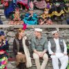 Le prince William, duc de Cambridge, et Kate Middleton, duchesse de Cambridge, vont à la rencontre du peuple Kalash dans la région du Chitral dans le nord-ouest du Pakistan, le 16 octobre 2019.