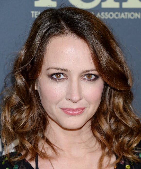 Amy Acker au photocall du "2019 FOX Winter TCA" à Los Angeles, le 6 février 2019.