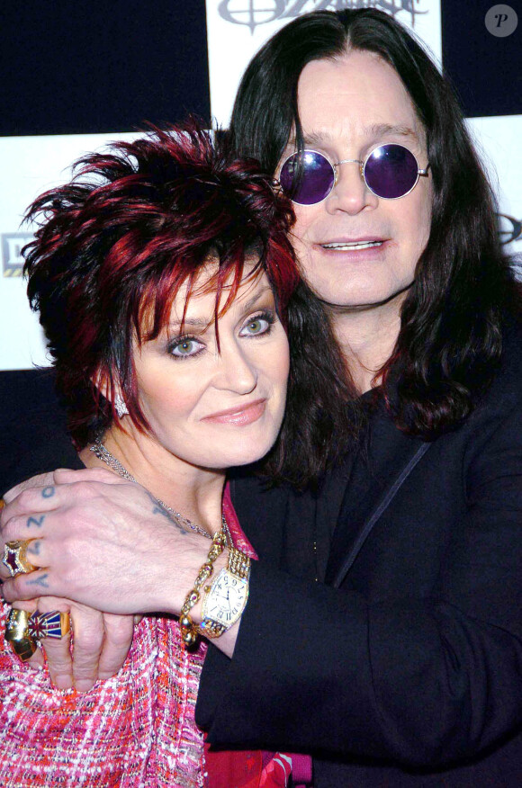 Sharon et Ozzy Osbourne au Download festival à Londres le 8 février 2005.