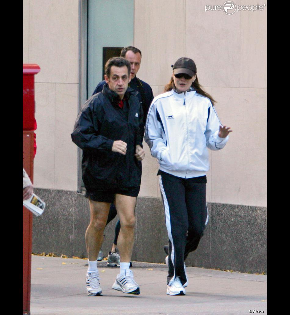 Nicolas Sarkozy Feru De Jogging Et Carla Bruni Purepeople