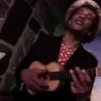 José Tamarin dans le clip de "Tchiki Boum", du groupe Niagara. 1986.