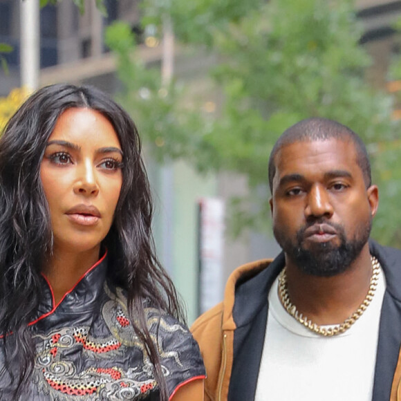 Kim Kardashian et Kanye West à New York. Le 25 octobre 2019.