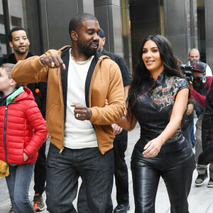 Kim Kardashian et Kanye West à New York. Le 25 octobre 2019.