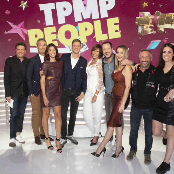 Exclusif - Luc Angevert, Guillaume Frisquet, Rachel Legrain-Trapani, Matthieu Delormeau, Catherine Rambert, Mathieu Alterman, Magali Berdah, Sébastien Valiela, Myriam Palomba - TPMP People (Touche pas à mon poste), première émission de la saison sur C8 le 6 septembre 2019. © Jack Tribeca / Bestimage