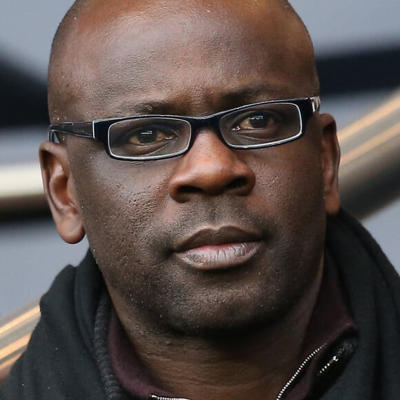 Lilian Thuram - People au match de Ligue 1 PSG - Reims lors de la 27e journée au Parc des Princes à Paris, le 20 février 2016.