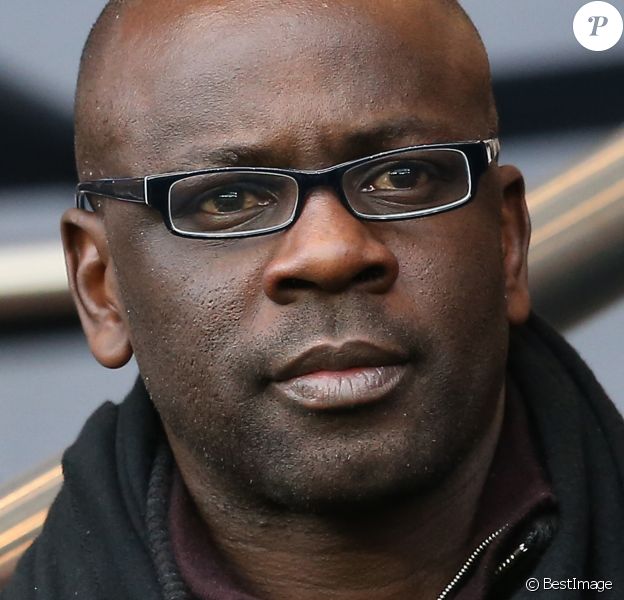 Lilian Thuram - People au match de Ligue 1 PSG - Reims lors de la 27e journée au Parc des Princes à Paris, le 20 février 2016.