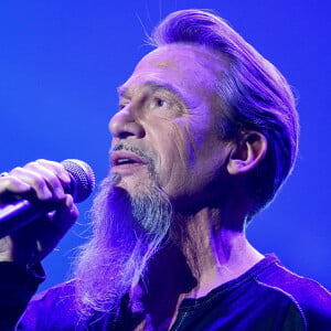 Florent Pagny - Concert caritatif "Leurs Voix pour l'Espoir" au profit de la recherche contre le cancer du pancréas, créé et présenté par L. Cholewa à l'Olympia à Paris, le 7 octobre 2019.  © Marc Ausset-Lacroix - Pierre Perusseau / Bestimage