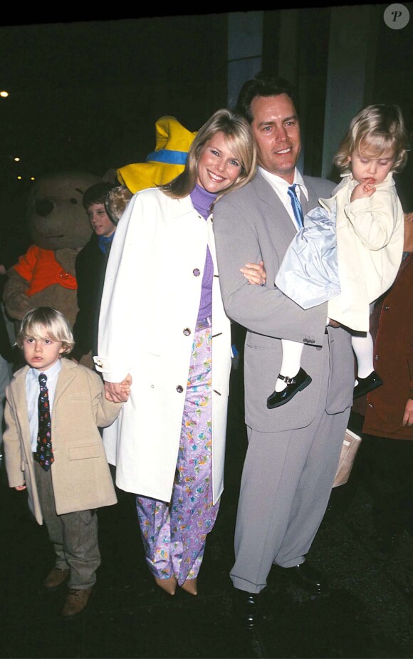 Christie Brinkley et son mari Peter Cook. New York. Le 14 mars 2001.