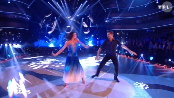 Christophe Licata et Linda Hardy lors du prime de "Danse avec les stars 2019", le 2 novembre, sur TF1