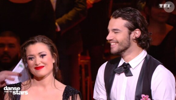 Elsa Esnoult et Anthony Colette sur un flammenco dans "Danse avec les stars 2019", sur TF1, le 2 novembre