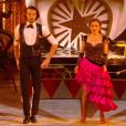 Elsa Esnoult et Anthony Colette sur un flammenco dans "Danse avec les stars 2019", sur TF1, le 2 novembre