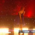Sami et Gueddari et Fauve Hautot dansent sur une rumba, dans "Danse avec les stars 2019", sur TF1