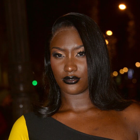 Aya Nakamura arrive à la soirée "le Grand dîner" Fahaid Sanober x Swarovski au restaurant Le Fouquet's à Paris, France, le 23 septembre 2019. © Veeren-Clovis/Bestimage