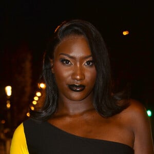 Aya Nakamura arrive à la soirée "le Grand dîner" Fahaid Sanober x Swarovski au restaurant Le Fouquet's à Paris, France, le 23 septembre 2019. © Veeren-Clovis/Bestimage