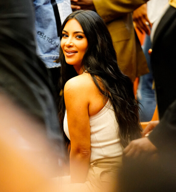 Kim Kardashian à l'église Great Allen de New York. Le 29 septembre 2019.