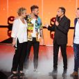 Exclusif - Muriel Robin, Matt Pokora (M.Pokora), Nikos Aliagas et Francis Renaud - Enregistrement de l'émission TV "La Chanson Secrète 3", qui sera diffusée le vendredi 1er novembre à 21h00 sur TF1. Après le succès de la première édition, "La Chanson Secrète", présentée par N.Aliagas et produite par DMLS TV, revient sur TF1. 10 artistes ne savent rien de ce qui va se passer pour eux ! Ils ont accepté de jouer le jeu, de se laisser totalement surprendre, émouvoir, parfois même déstabiliser car ils vont découvrir en même temps que les téléspectateurs une surprise : une chanson qui leur rappelle un souvenir important de leur vie revisitée et réinterprétée par un artiste. Les téléspectateurs seront aux premières loges pour vivre ces moments d'intimité musicale rare. Et, en bonus, de nombreux invités inattendus et des proches de l'artiste assis dans le fauteuil viendront l'émouvoir. Le 25 juin 2019 © Gaffiot-Perusseau / Bestimage