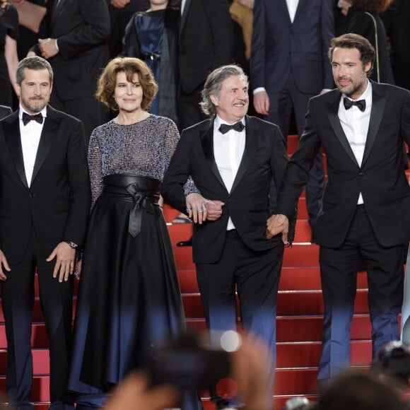 Michaël Cohen, Guillaume Canet, Fanny Ardant, Daniel Auteuil, Nicolas Bedos, Doria Tillier - Descente des marches du film "La Belle Époque" lors du 72e Festival International du Film de Cannes. Le 20 mai 2019 © Jacovides-Moreau / Bestimage