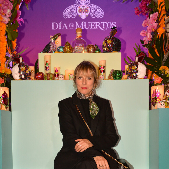 Karin Viard à la soirée "Dia De Muertos" organisée par la marque Téquila Patron dans le but de faire découvrir le rituel de Dia de Muertos (le jour de smorts), célébration mexicaine inscrite au patrimoine culturel immatériel de l'humanité de l'UNESCO. Pour l'occasion, la marque Tequila Patron a reçu ses convives au Club de la Nature et de la Chasse, transformé pour l'occasion en véritable hacienda mexicaine, un univers folklorique et coloré. Paris. le 1er novembre 2019. © Ramsamy Veeren/Bestimage