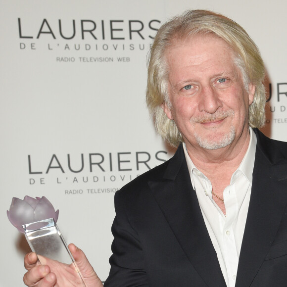 Patrick Sébastien (Laurier d'interprétation masculine pour son rôle dans "Une chance sur six") - 24ème cérémonie des Lauriers de l'Audiovisuel au théâtre Marigny à Paris, le 11 février 2019. © Coadic Guirec/Bestimage