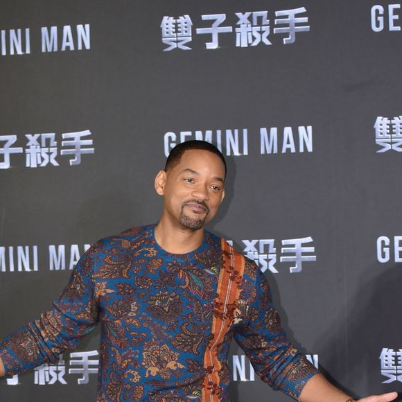 Will Smith à la conférence de presse du film "Gemini Man" à Taïwan, le 21 octobre 2019. © TPG via Zuma Press/Bestimage