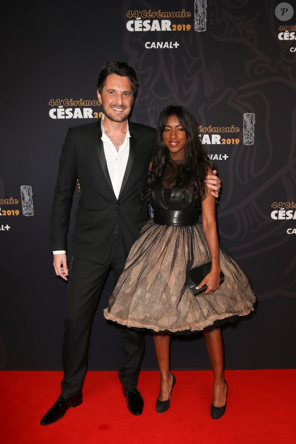 Hapsatou Sy et son compagnon Vincent Cerutti - Photocall de la 44ème cérémonie des César à la salle Pleyel à Paris. Le 22 février 2019 © Borde-Jacovides / Bestimage