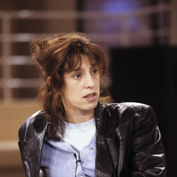 Archives - Sur le plateau de l'émission "C'est encore mieux l'après-midi", Anémone le 24 mars 1987 © Jean Lenoir via Bestimage