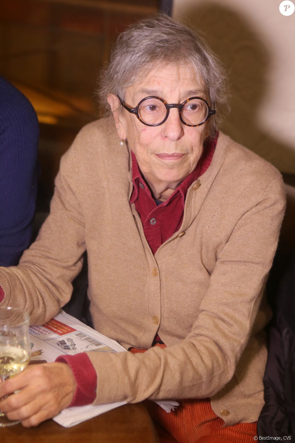 Exclusif - Anémone lors de la soirée hommage pour les 50 ans de carrière d&#039;Anémone au café &quot;Bonne Bière&quot; à Paris, le 29 novembre 2017. © CVS/Bestimage