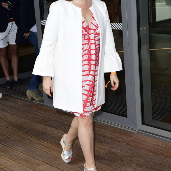 Anne Roumanoff au Village Roland Garros lors du tournoi de Roland-Garros 2019. Paris, le 26 mai 2019.