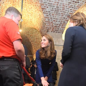 Kate Middleton et le prince William au lancement de l'association caritative "National Emergencies Trust" à l'Eglise St Martin-in-the-Fields à Londres, le 7 novembre 2019.