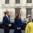 Le prince William et Kate Middleton au lancement de l'association caritative "National Emergencies Trust" à l'Eglise St Martin-in-the-Fields à Londres, le 7 novembre 2019.