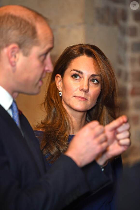 Kate Middleton au lancement de l'association caritative "National Emergencies Trust" à l'Eglise St Martin-in-the-Fields à Londres, le 7 novembre 2019.