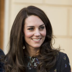 Kate Middleton au Virgin Money London Marathon à Londres le 17 janvier 2017.