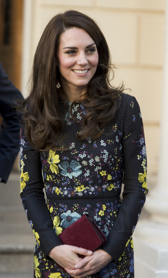 Kate Middleton au Virgin Money London Marathon à Londres le 17 janvier 2017.