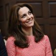 Kate Middleton au "XLP mentoring programme project" à Londres le 11 mars 2016.